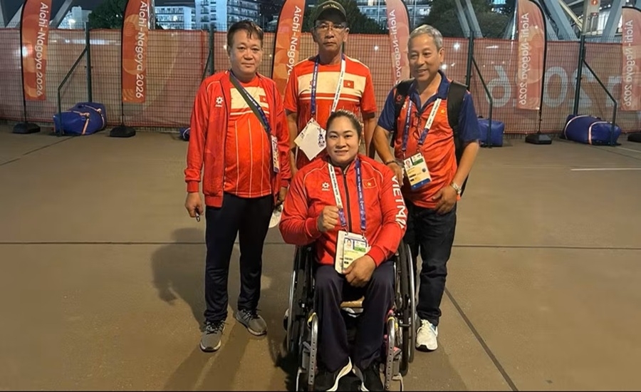 Nguyễn Thị Ngọc Thúy lập cú đúp huy chương đồng tại Asian Para Games 2026